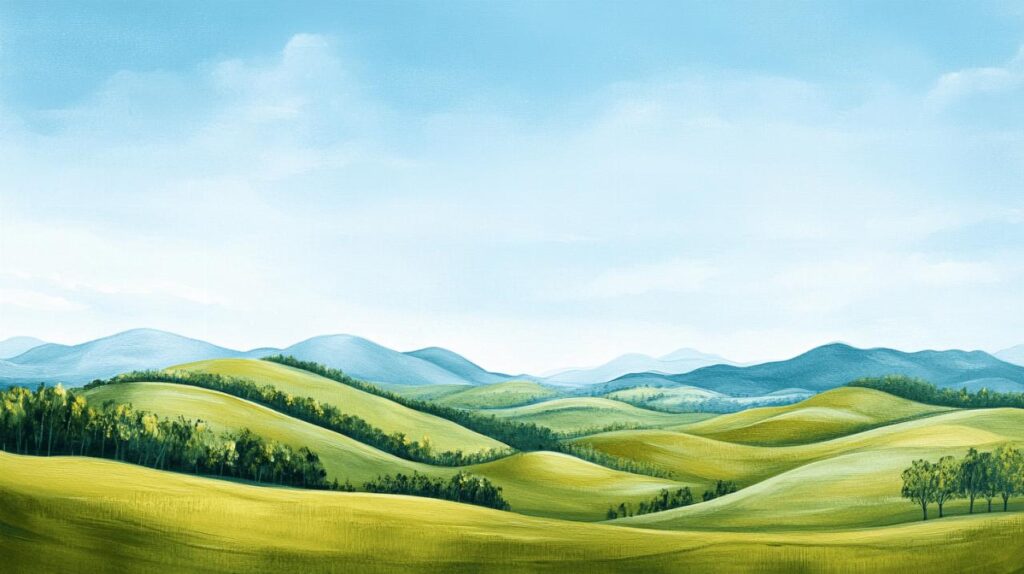 Tableau Paysage Campagne en Verre Acrylique : Allier esthetique et respect de l’environnement